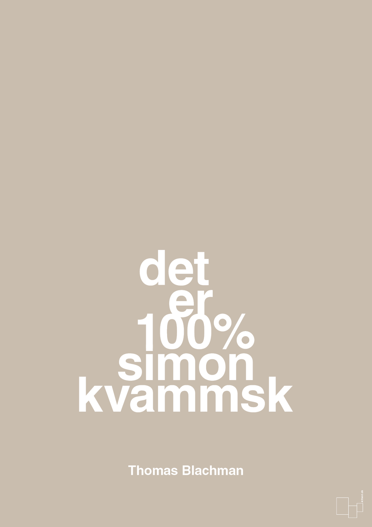 plakat: det er 100% simon kvammsk - creamy mushroom-Musiker-A1two3