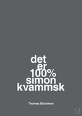plakat: det er 100% simon kvammsk - graphic charcoal-Musiker-A1two3