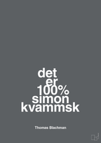 plakat: det er 100% simon kvammsk - graphic charcoal-Musiker-A1two3