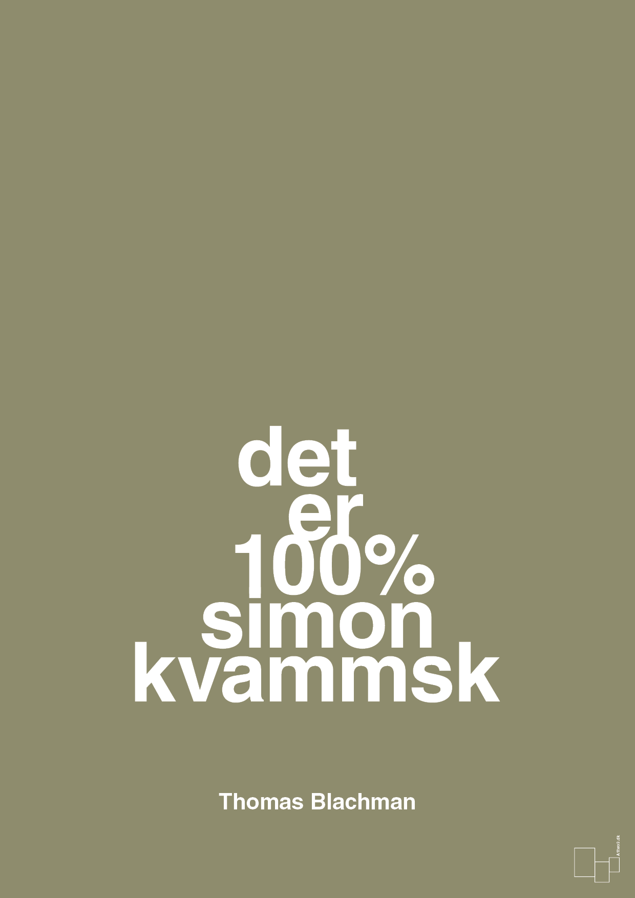 plakat: det er 100% simon kvammsk - misty forrest-Musiker-A1two3