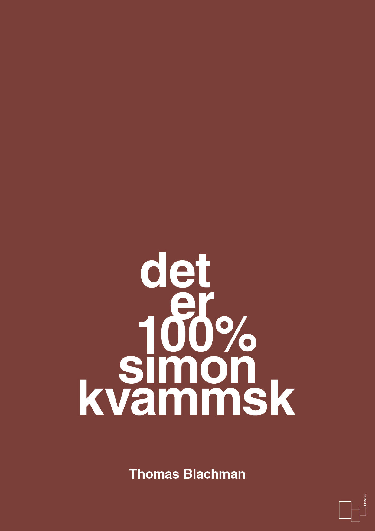 plakat: det er 100% simon kvammsk - red pepper-Musiker-A1two3