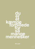 plakat: du er et kæmpe forbillede for så mange mennesker - back to nature-Musiker-A1two3