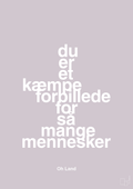 plakat: du er et kæmpe forbillede for så mange mennesker - dusty lilac-Musiker-A1two3