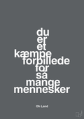 plakat: du er et kæmpe forbillede for så mange mennesker - graphic charcoal-Musiker-A1two3