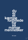 plakat: du er et kæmpe forbillede for så mange mennesker - lapis blue-Musiker-A1two3