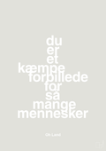 plakat: du er et kæmpe forbillede for så mange mennesker - painters white-Musiker-A1two3