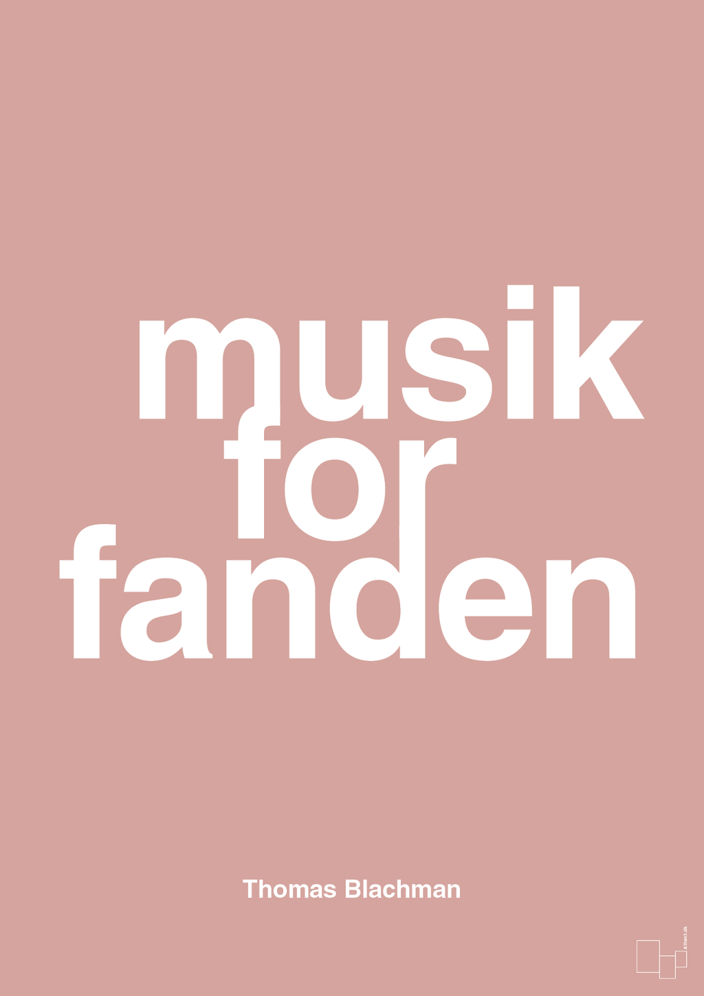 plakat: musik for fanden - bubble shell-Musiker-A1two3