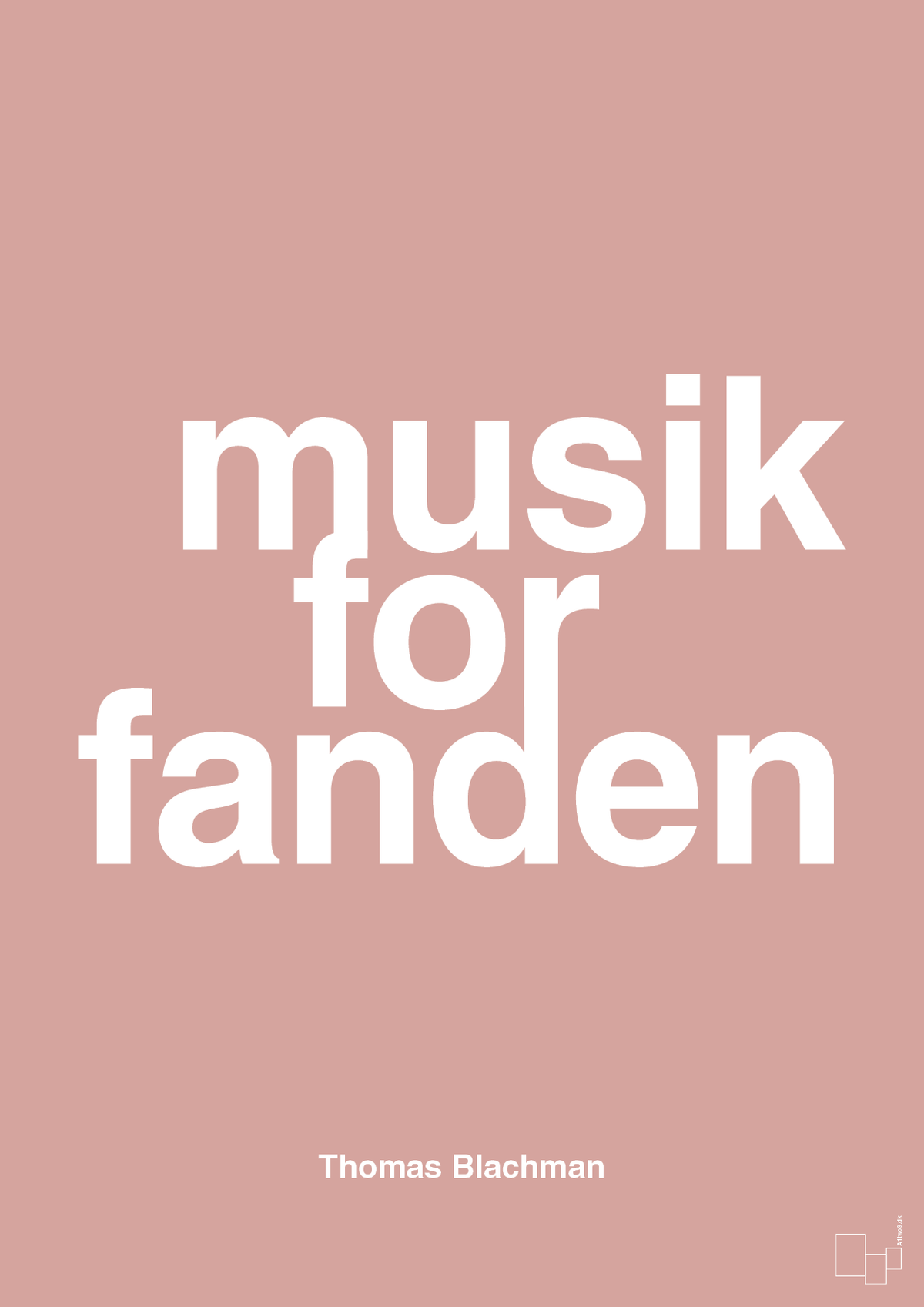 plakat: musik for fanden - bubble shell-Musiker-A1two3