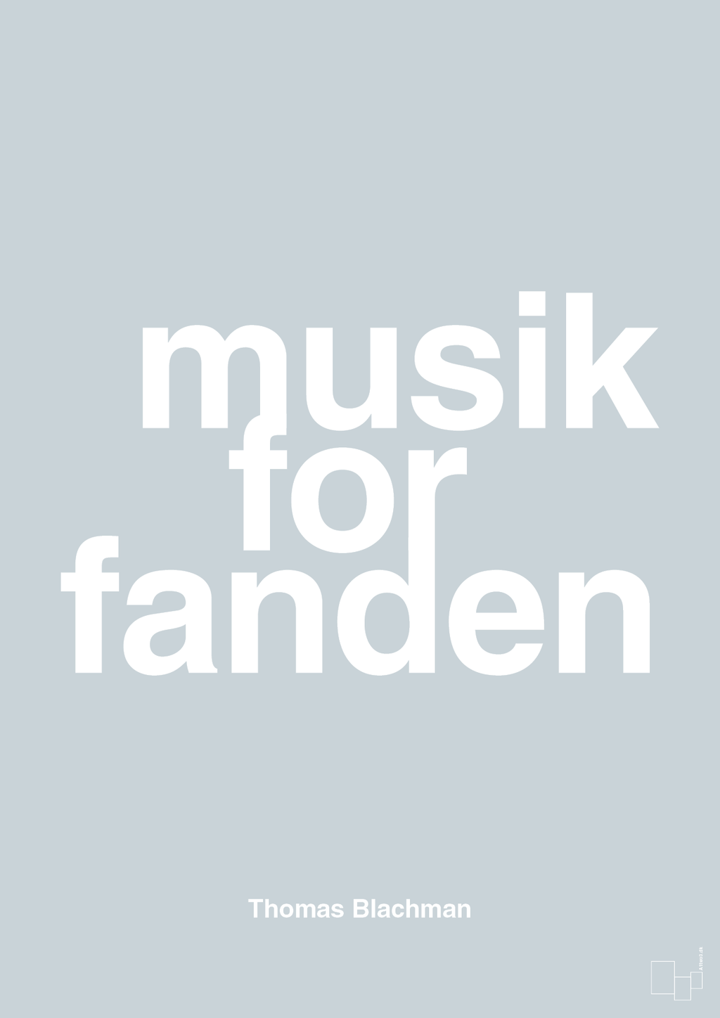 plakat: musik for fanden - light drizzle-Musiker-A1two3