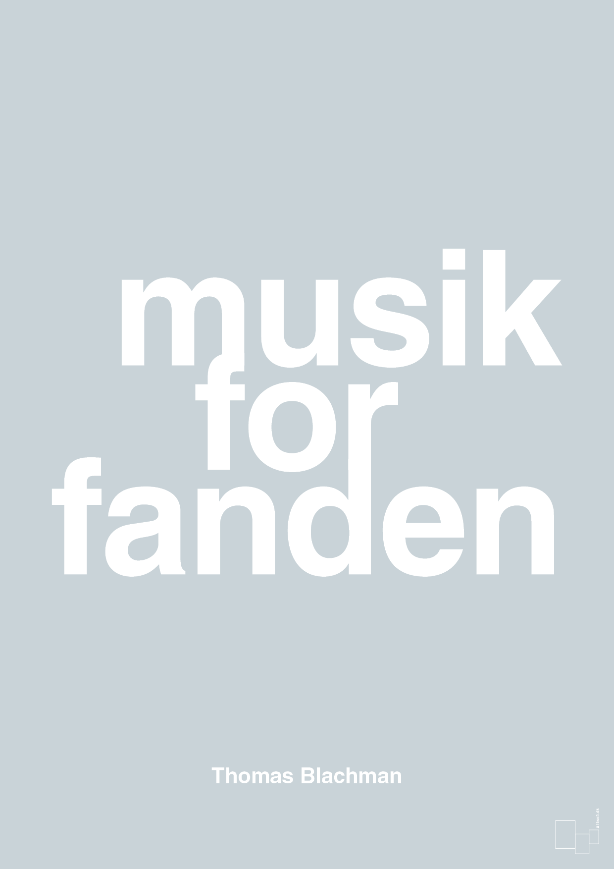 plakat: musik for fanden - light drizzle-Musiker-A1two3