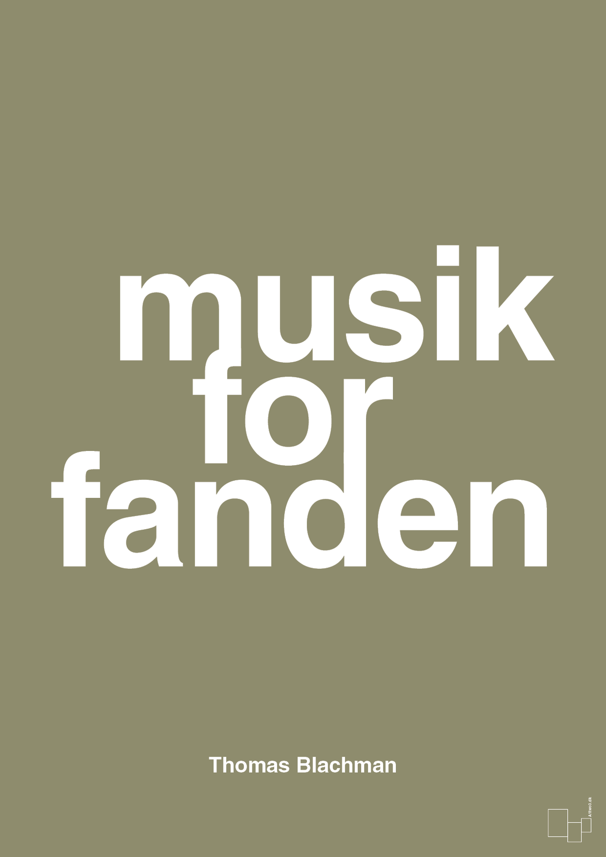 plakat: musik for fanden - misty forrest-Musiker-A1two3