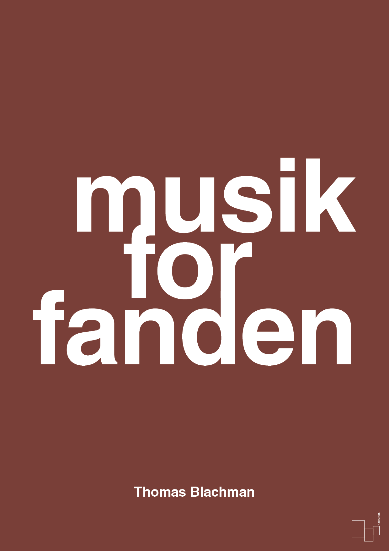 plakat: musik for fanden - red pepper-Musiker-A1two3