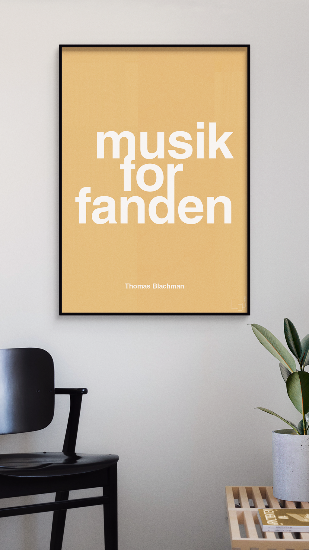 plakat: musik for fanden - graphic charcoal-Musiker-A1two3