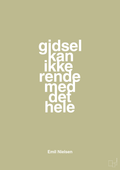 plakat: gidsel kan ikke rende med det hele - back to nature-Håndbold-A1two3