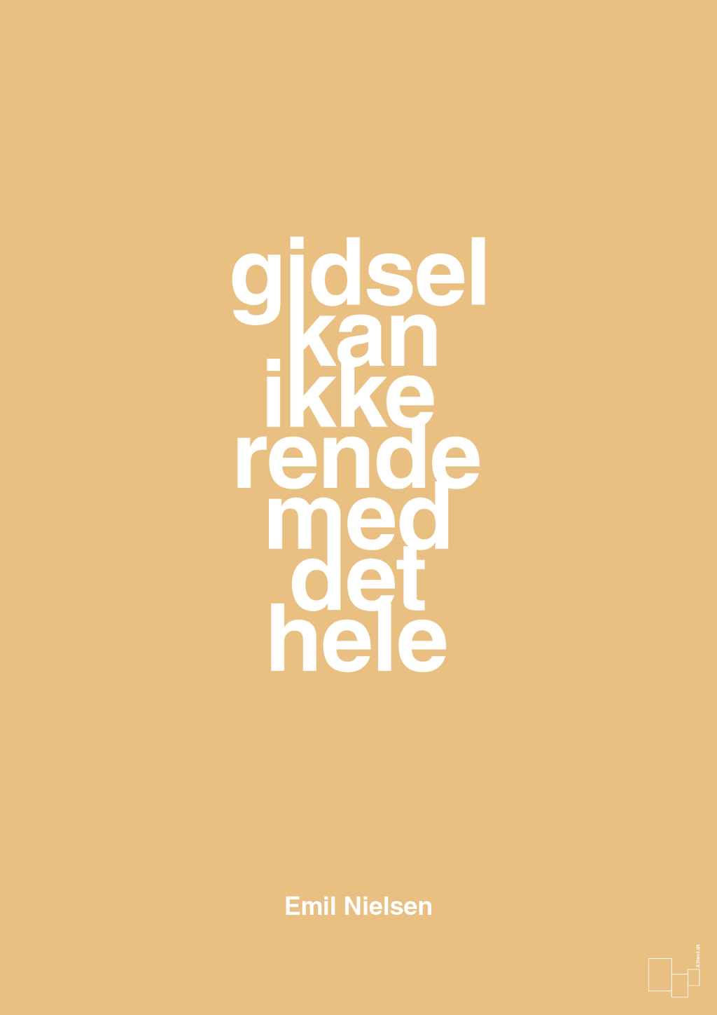 plakat: gidsel kan ikke rende med det hele - charismatic-Håndbold-A1two3