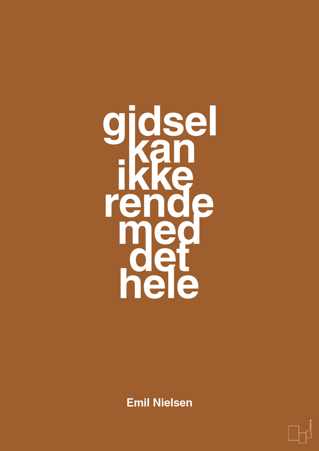 plakat: gidsel kan ikke rende med det hele - cognac-Håndbold-A1two3