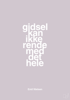plakat: gidsel kan ikke rende med det hele - dusty lilac-Håndbold-A1two3