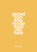 plakat: gidsel kan ikke rende med det hele - honeycomb-Håndbold-A1two3