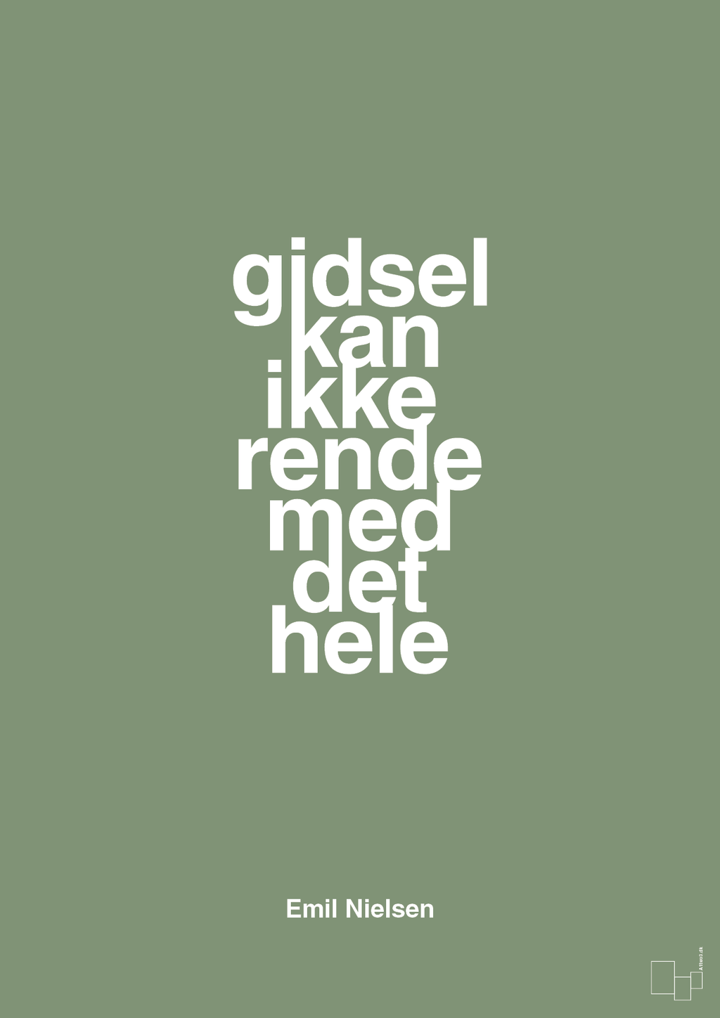 plakat: gidsel kan ikke rende med det hele - jade-Håndbold-A1two3