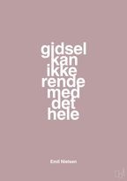 plakat: gidsel kan ikke rende med det hele - light rose-Håndbold-A1two3