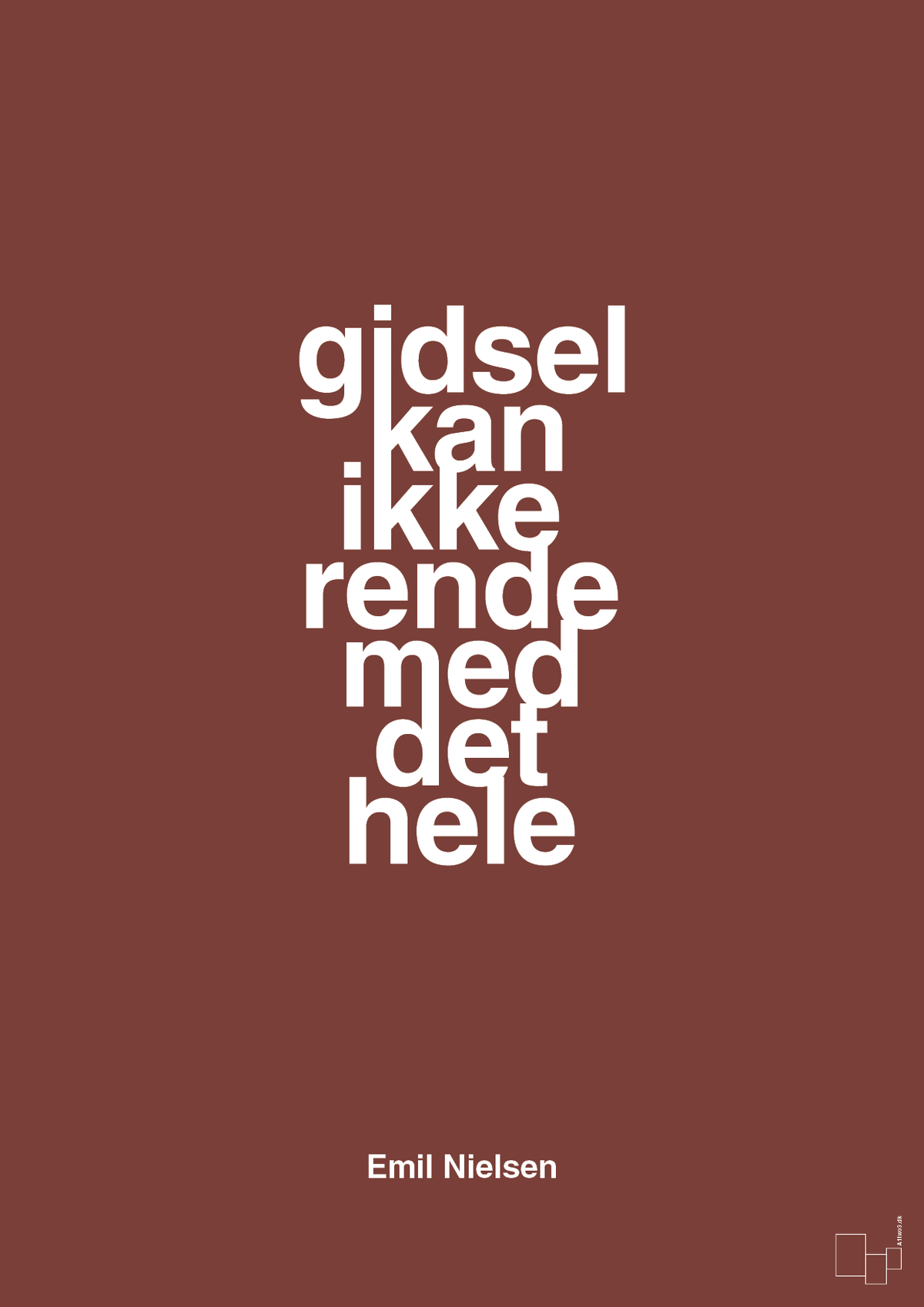plakat: gidsel kan ikke rende med det hele - red pepper-Håndbold-A1two3