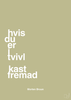 plakat: hvis du er i tvivl kast fremad - back to nature-Fodbold-A1two3