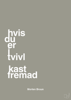 plakat: hvis du er i tvivl kast fremad - battleship gray-Fodbold-A1two3