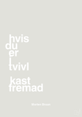 plakat: hvis du er i tvivl kast fremad - painters white-Fodbold-A1two3