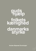 plakat: guds hjælp folkets kærlighed danmarks styrke - battleship gray-Royale-A1two3