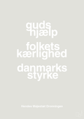 plakat: guds hjælp folkets kærlighed danmarks styrke - painters white-Royale-A1two3