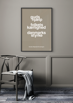 plakat: guds hjælp folkets kærlighed danmarks styrke - cognac-Royale-A1two3