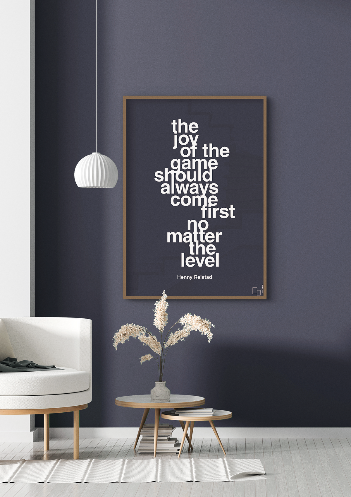 plakat: the joy of the game should always come first no matter the level - painters white-Håndbold-A1two3