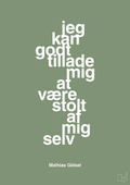 plakat: jeg kan godt tillade mig at være stolt af mig selv - jade-Håndbold-A1two3