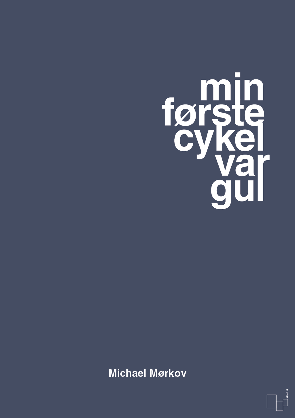Min første cykel var gul - petrol-Cykling-A1two3