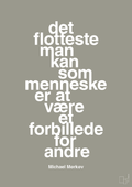 plakat: det flotteste man kan som menneske er at være et forbillede for andre - battleship gray-Cykling-A1two3