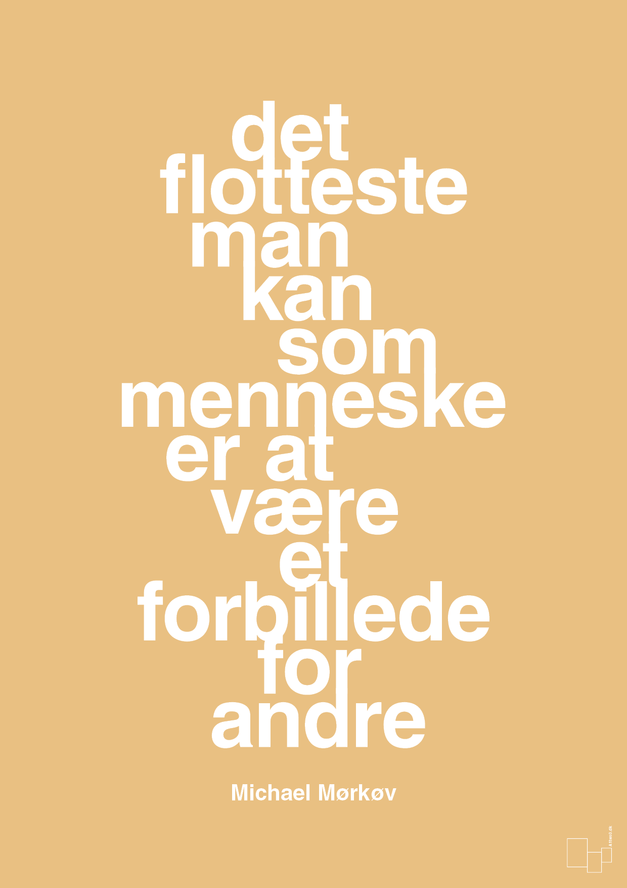 plakat: det flotteste man kan som menneske er at være et forbillede for andre - charismatic-Cykling-A1two3