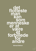 plakat: det flotteste man kan som menneske er at være et forbillede for andre - misty forrest-Cykling-A1two3