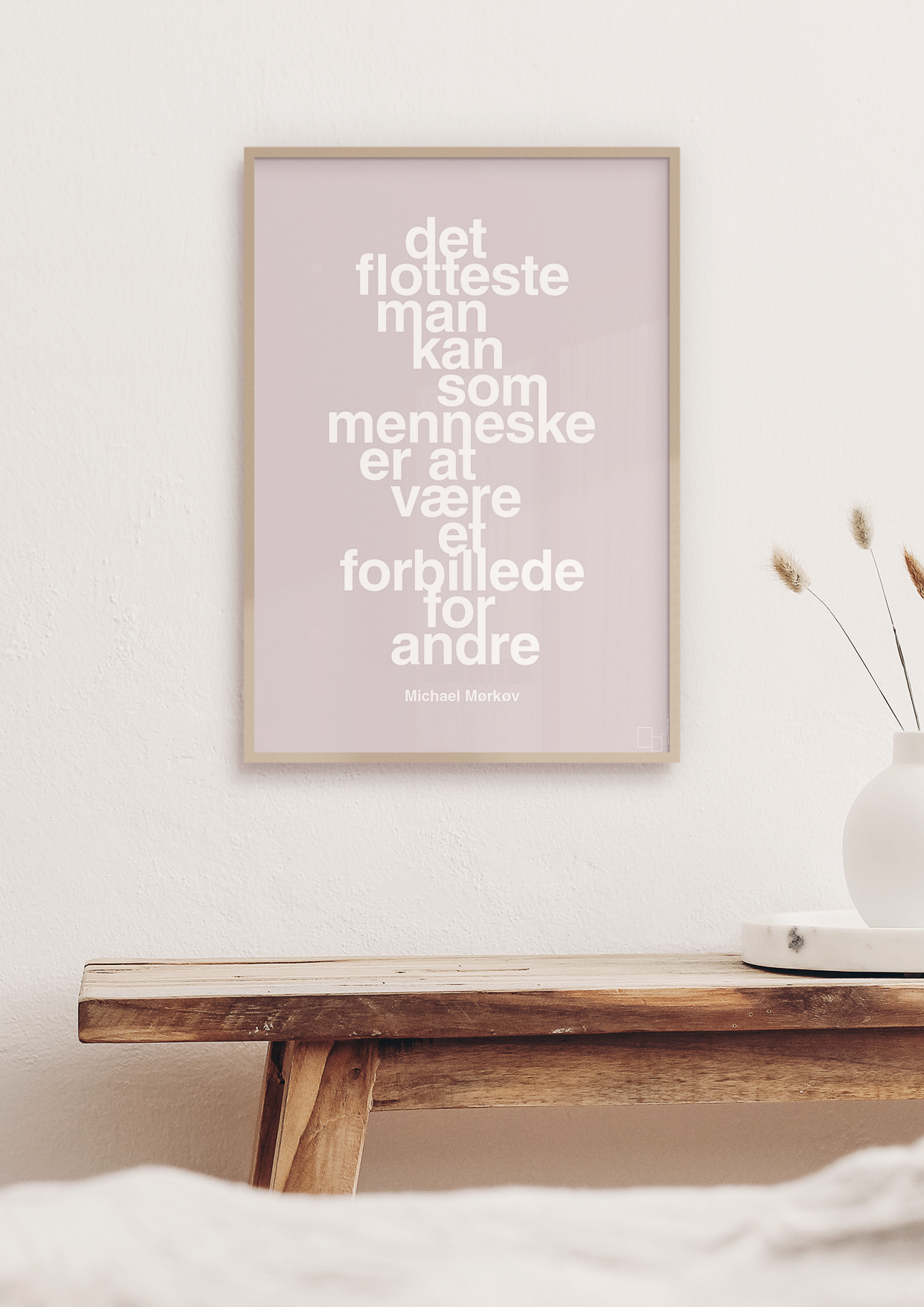 plakat: det flotteste man kan som menneske er at være et forbillede for andre - back to nature-Cykling-A1two3