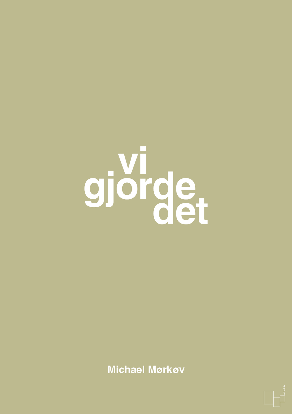 plakat: vi gjorde det - back to nature-Cykling-A1two3