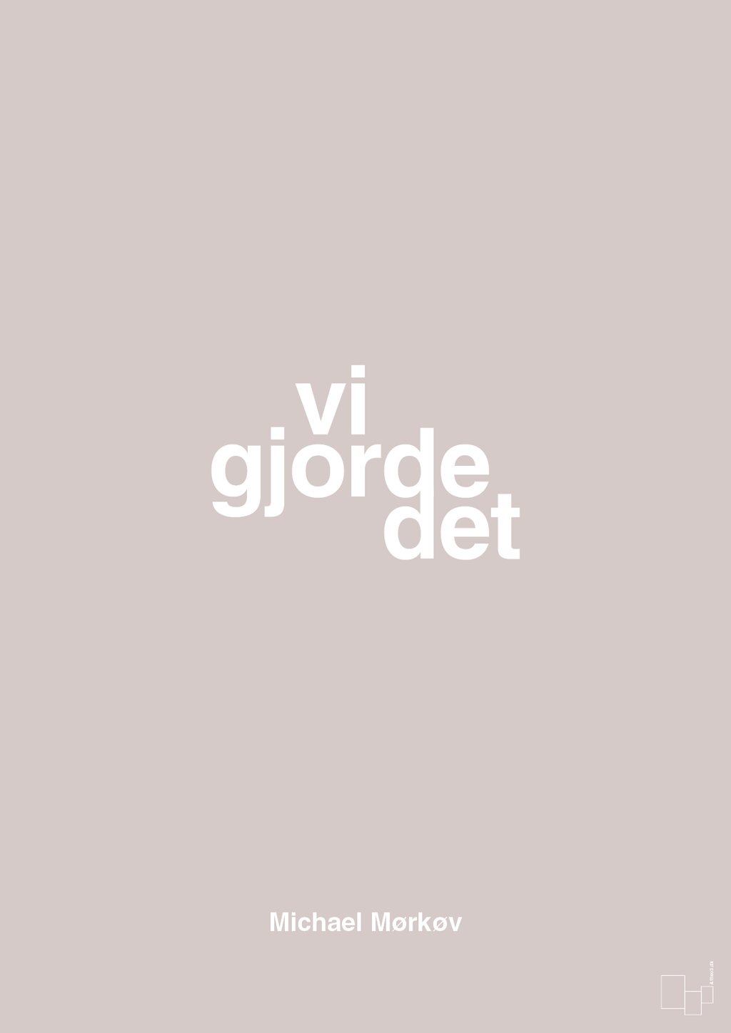 plakat: vi gjorde det - broken beige-Cykling-A1two3