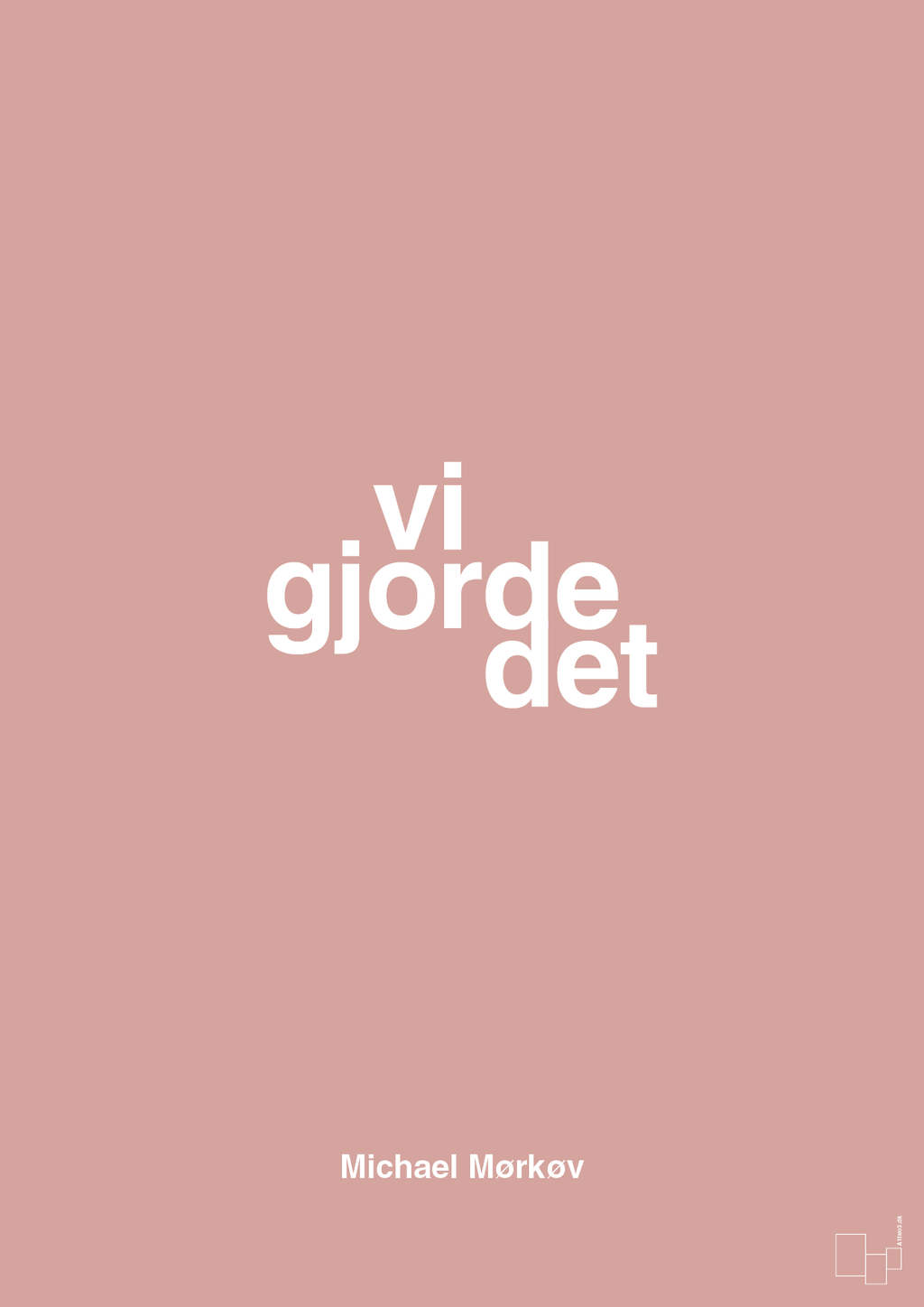 plakat: vi gjorde det - bubble shell-Cykling-A1two3