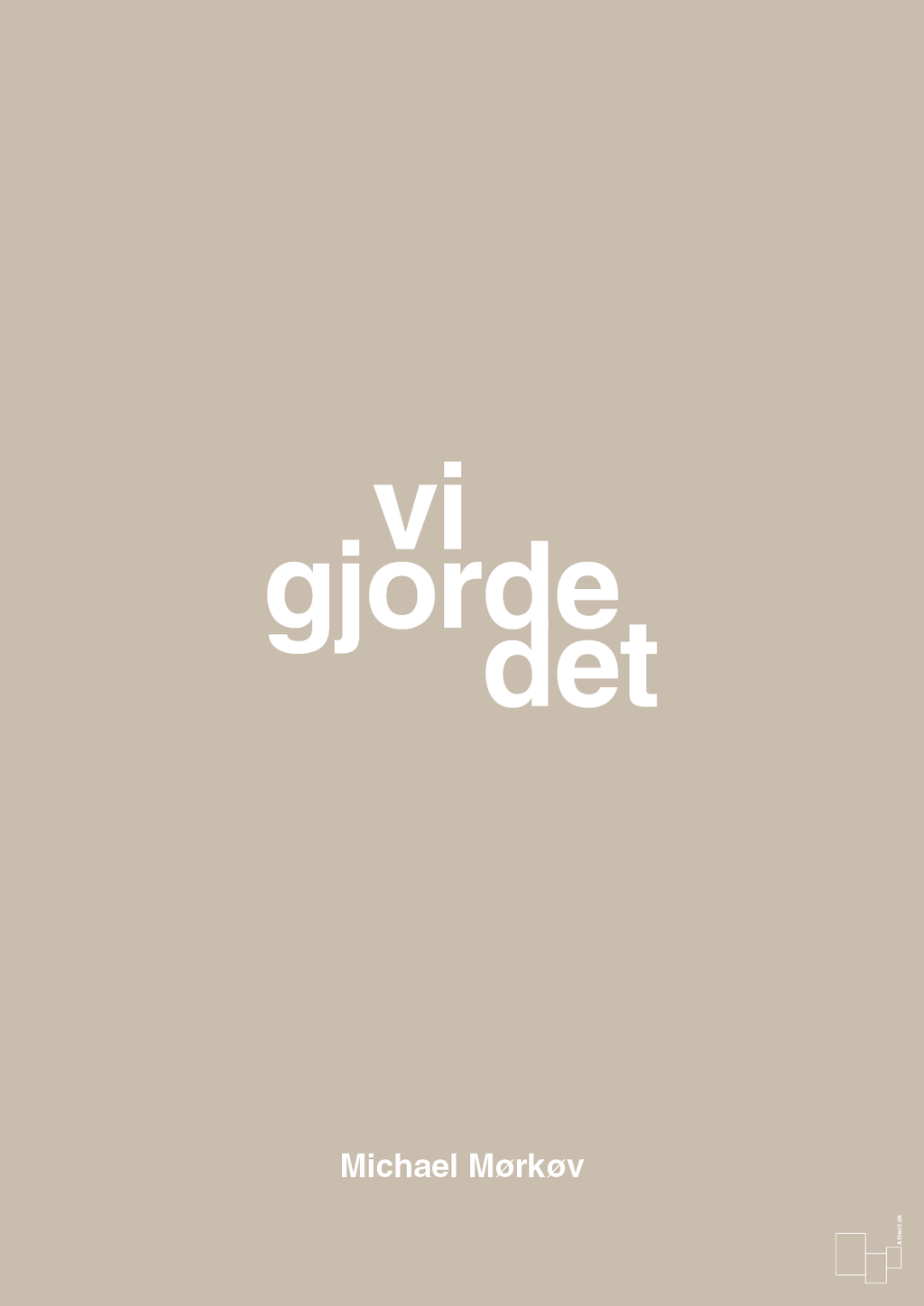 plakat: vi gjorde det - creamy mushroom-Cykling-A1two3
