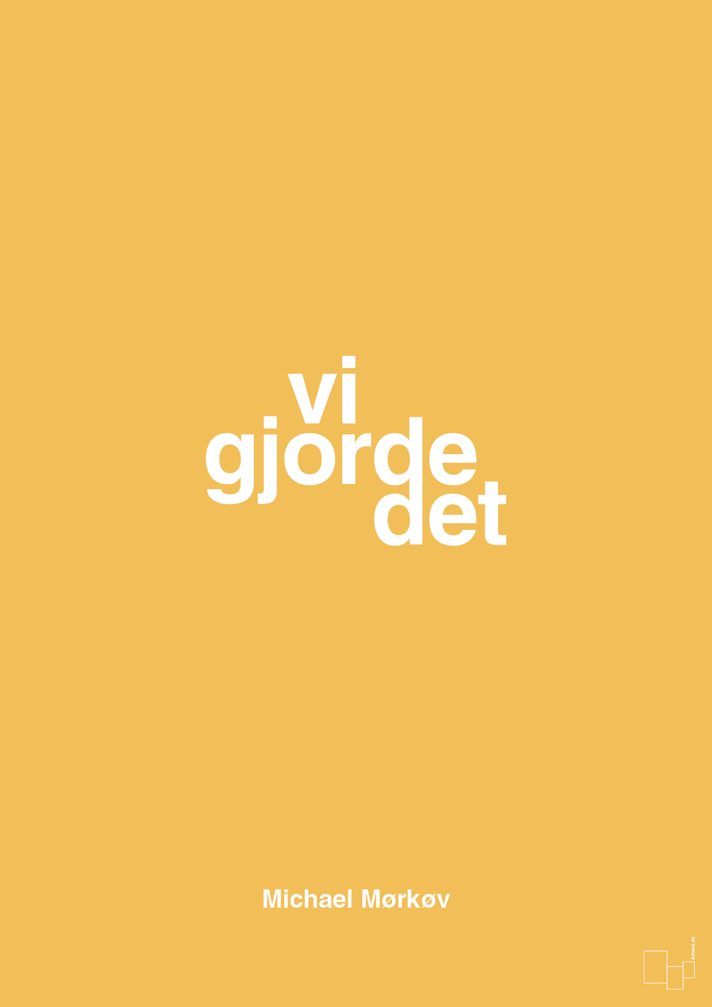 plakat: vi gjorde det - honeycomb-Cykling-A1two3