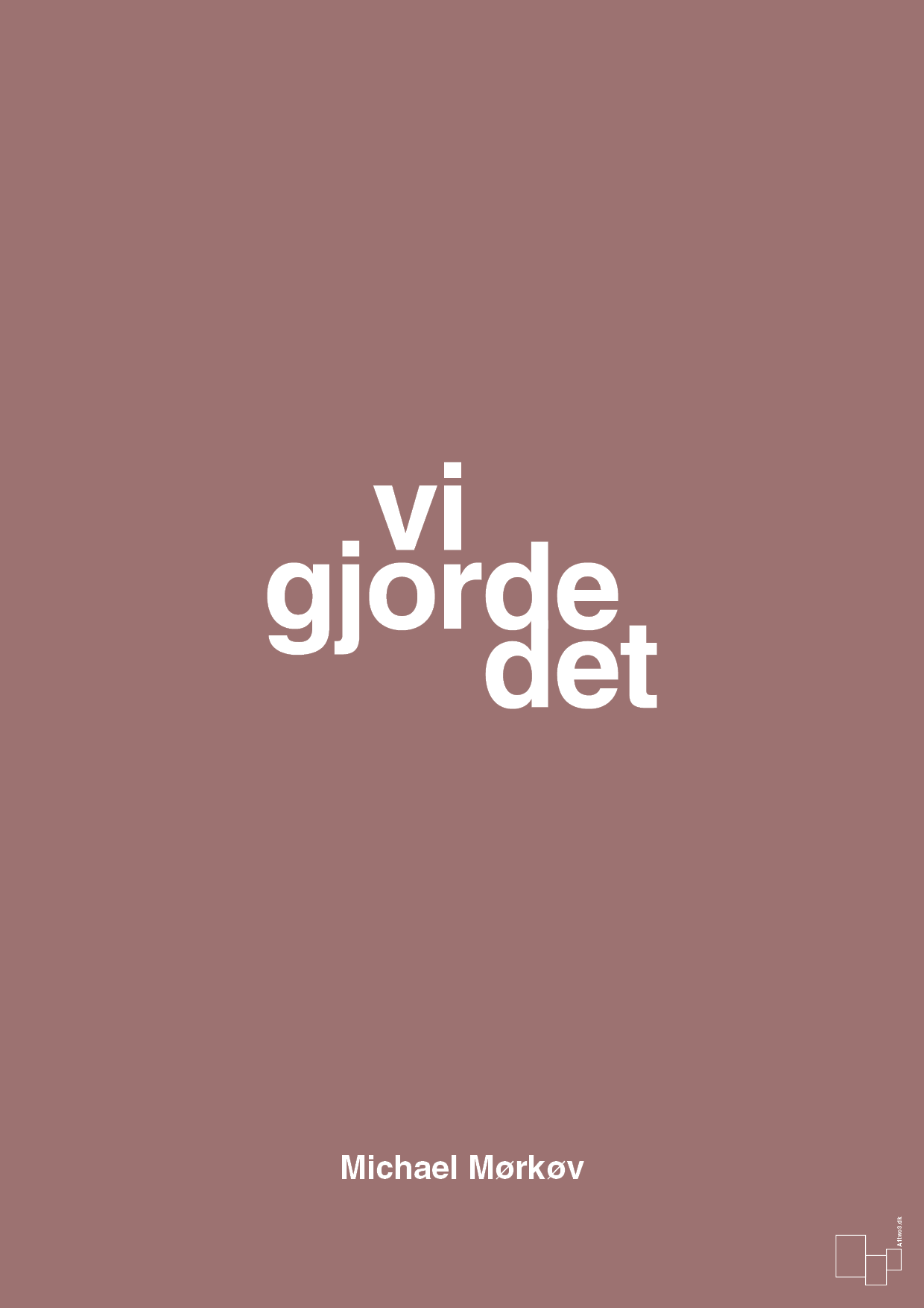 plakat: vi gjorde det - plum-Cykling-A1two3