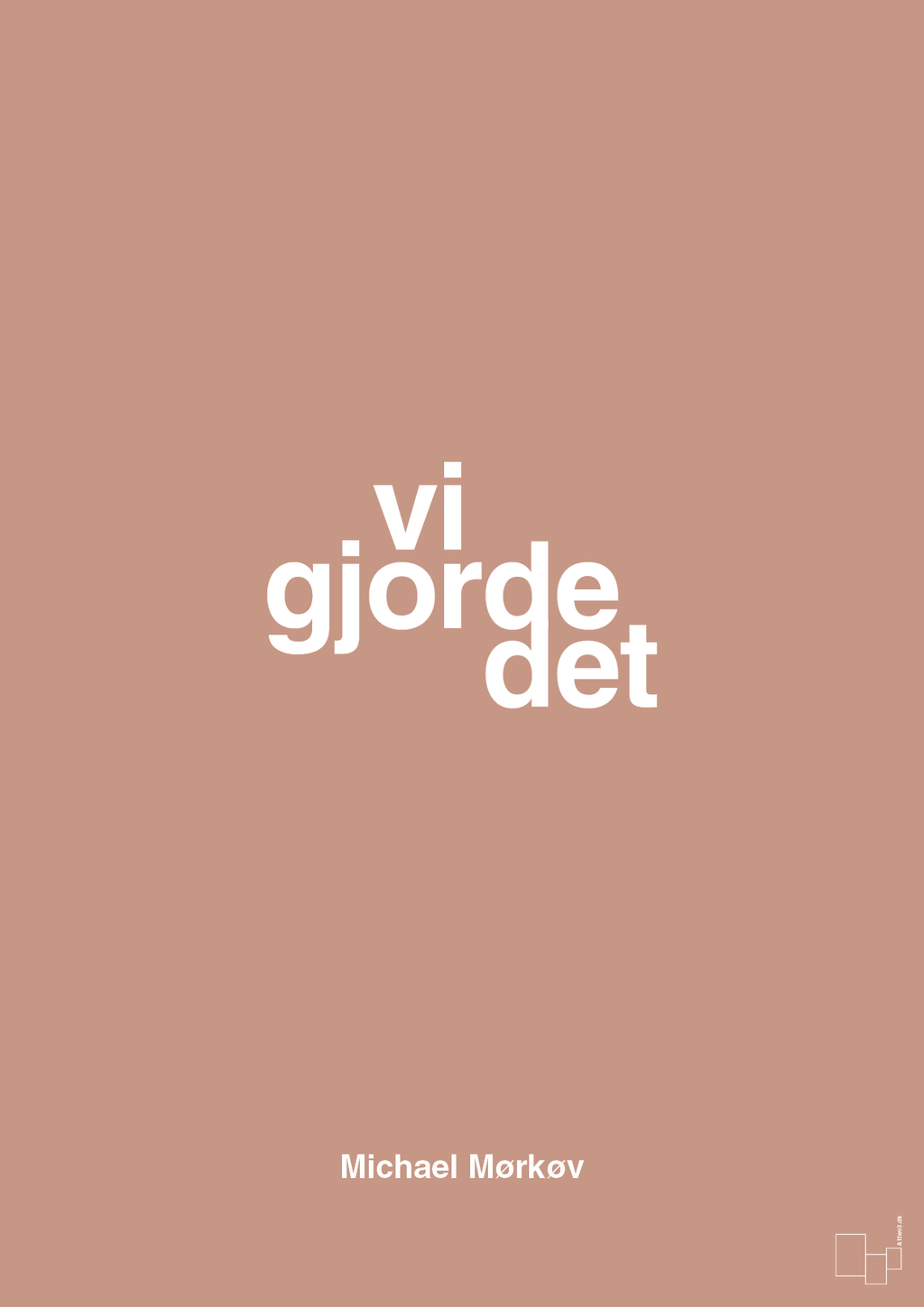 plakat: vi gjorde det - powder-Cykling-A1two3