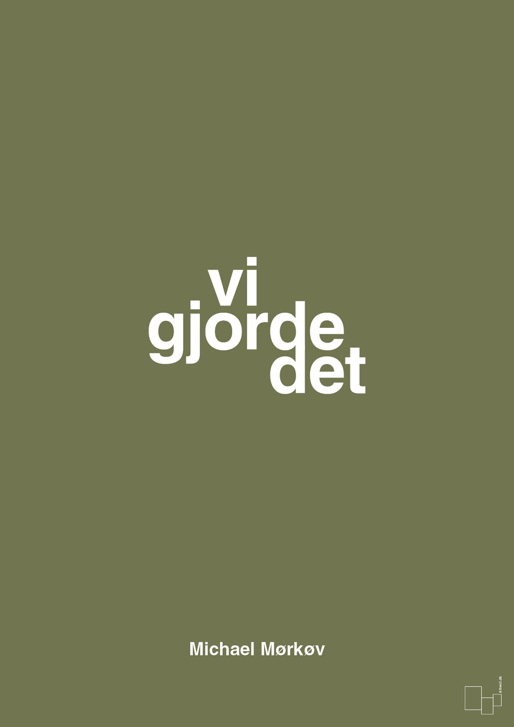 plakat: vi gjorde det - secret meadow-Cykling-A1two3
