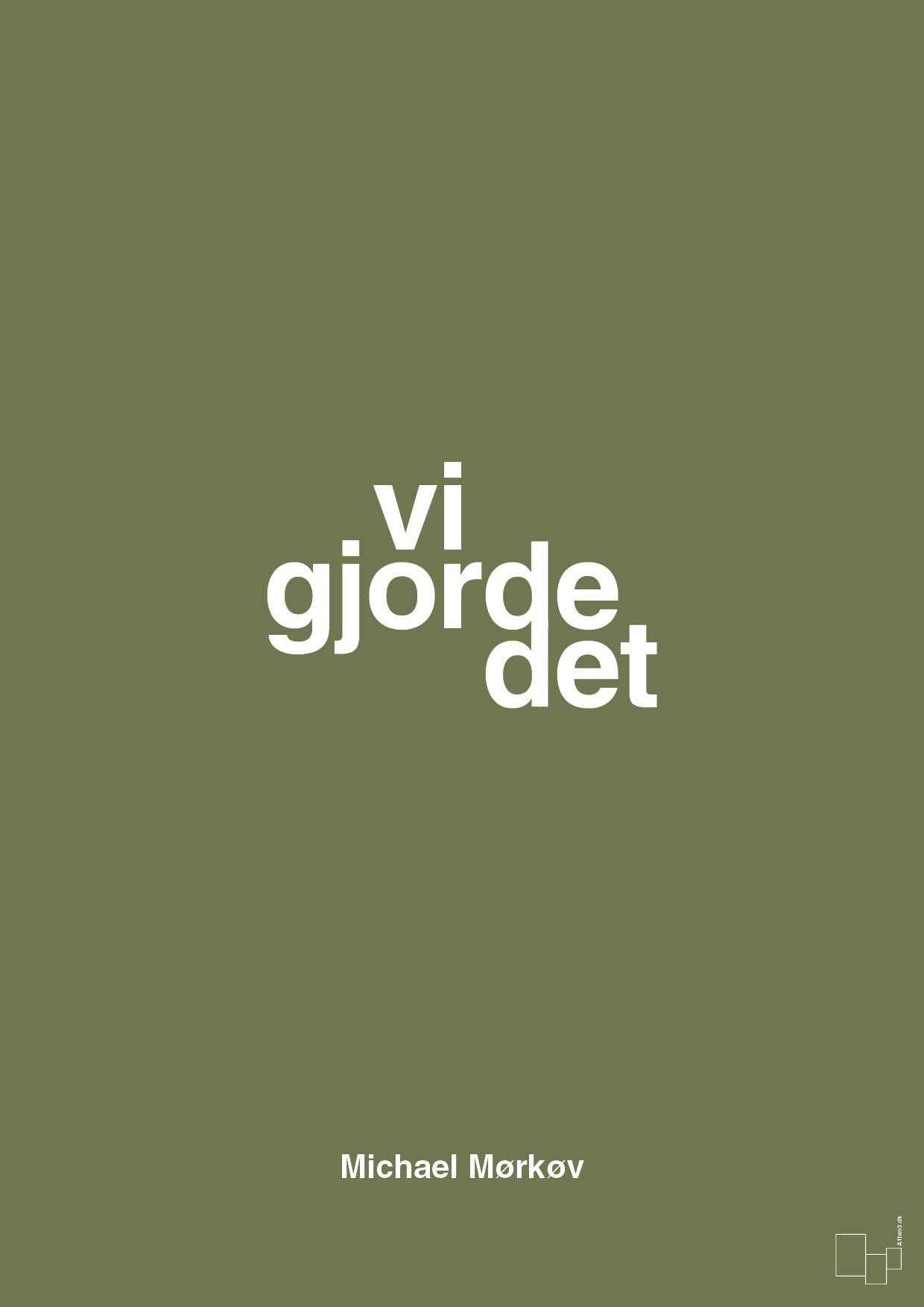 plakat: vi gjorde det - secret meadow-Cykling-A1two3