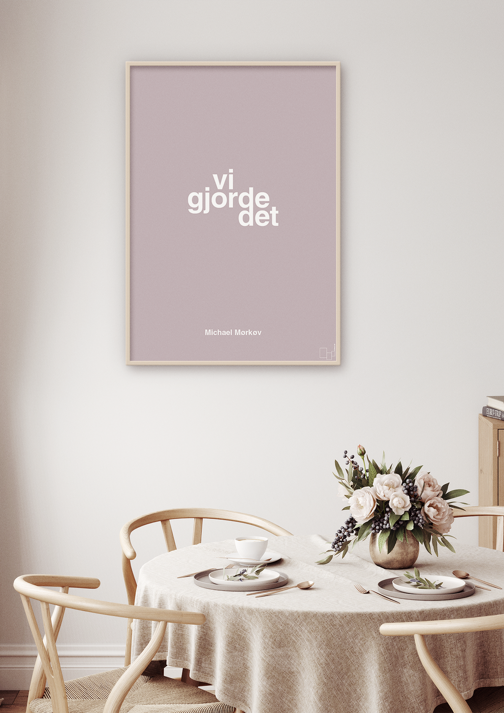 plakat: vi gjorde det - powder-Cykling-A1two3