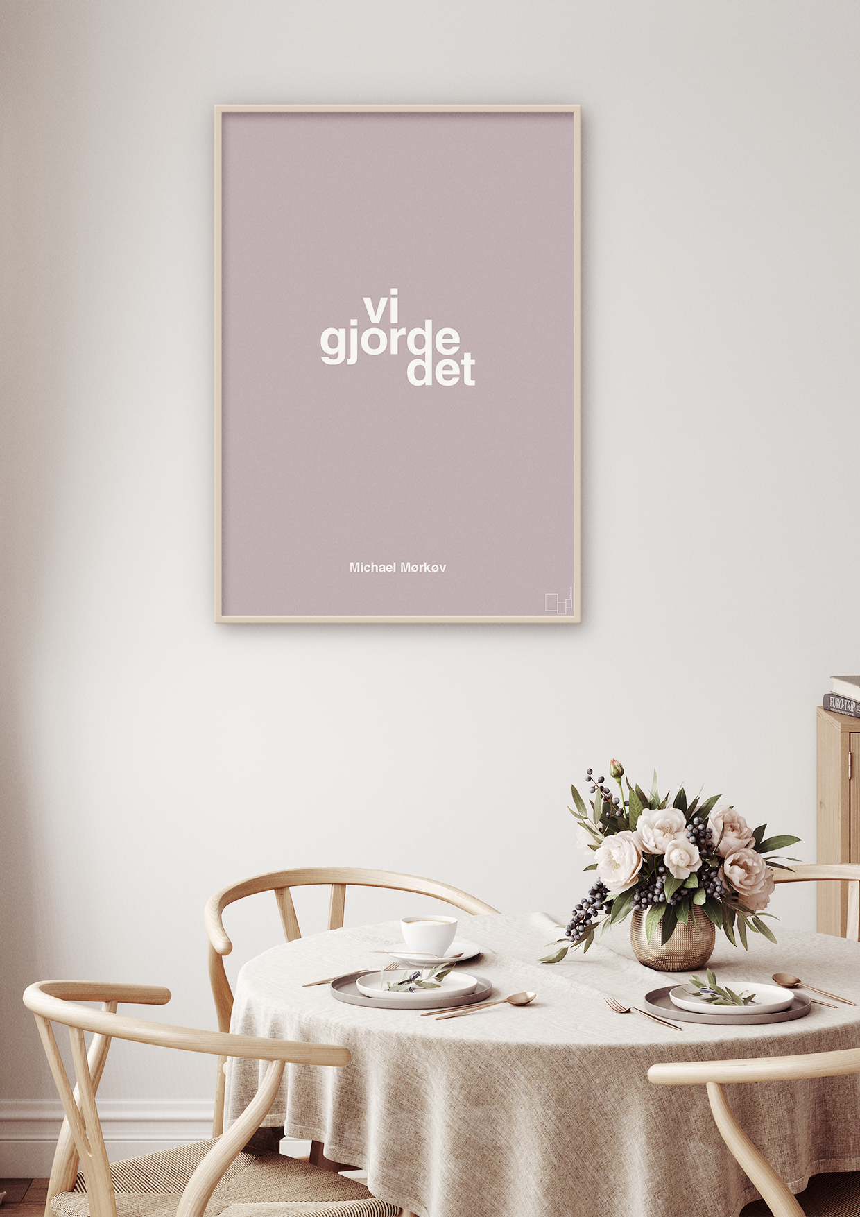 plakat: vi gjorde det - dark brown-Cykling-A1two3