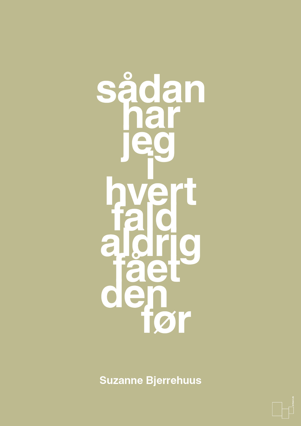 plakat: sådan har jeg i hvert fald aldrig fået den før - back to nature-Radio & TV-A1two3